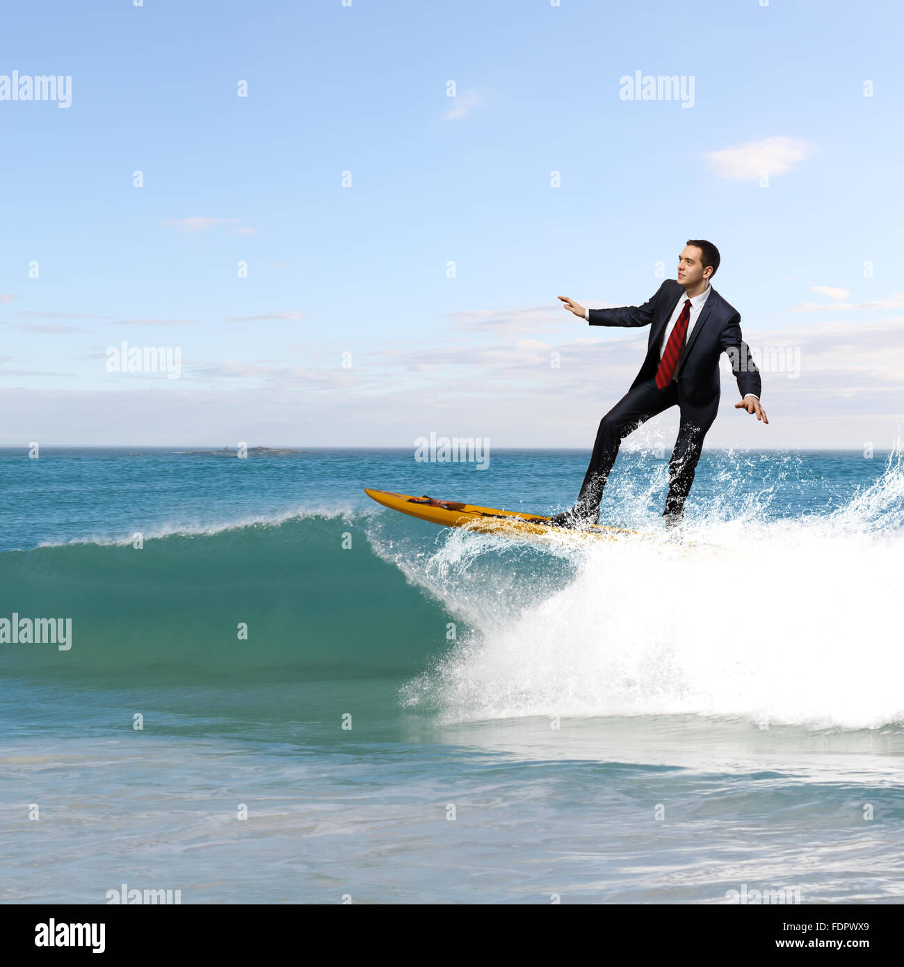 Surfing business suit water hi-res stock photography and images - Alamy