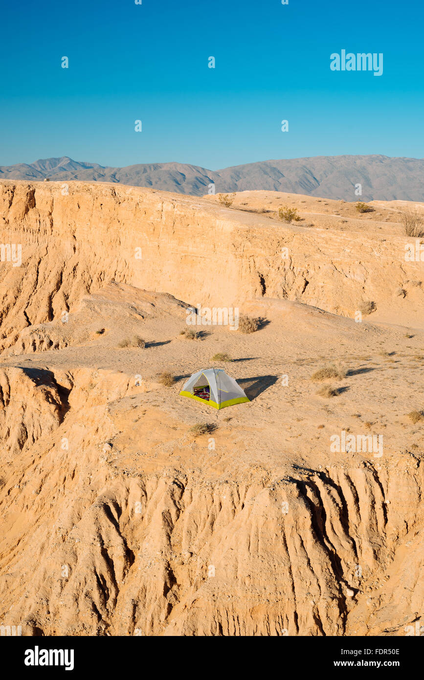 Camping at Font's Point in Anza-Borrego Desert State Park, California Stock Photo