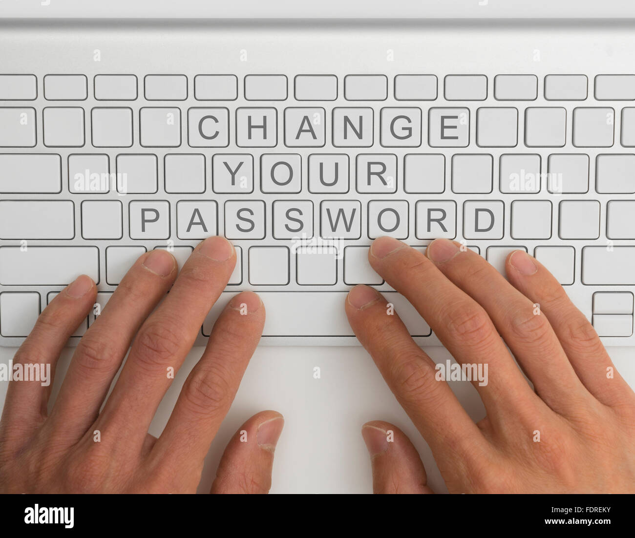 Change your password Stock Photo