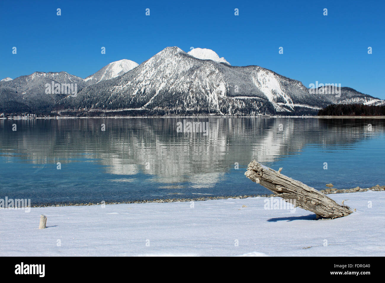 lake,walchensee,herzogstand Stock Photo