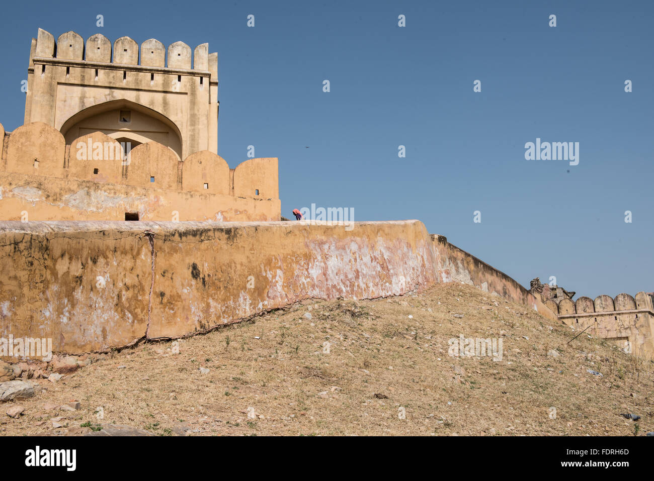 Amber Fort on Hill Stock Photo - Alamy