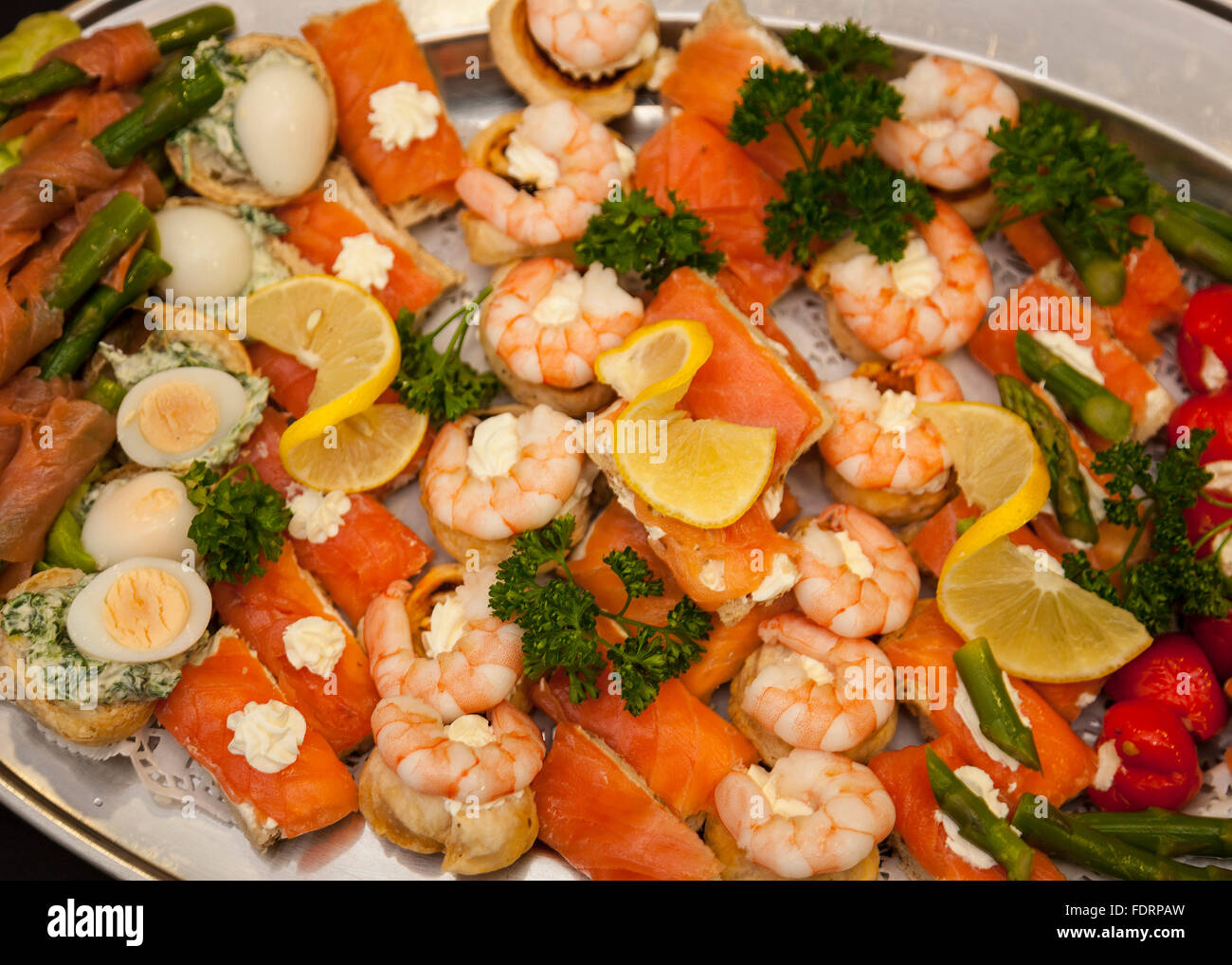 Buffet food at a party event Stock Photo - Alamy