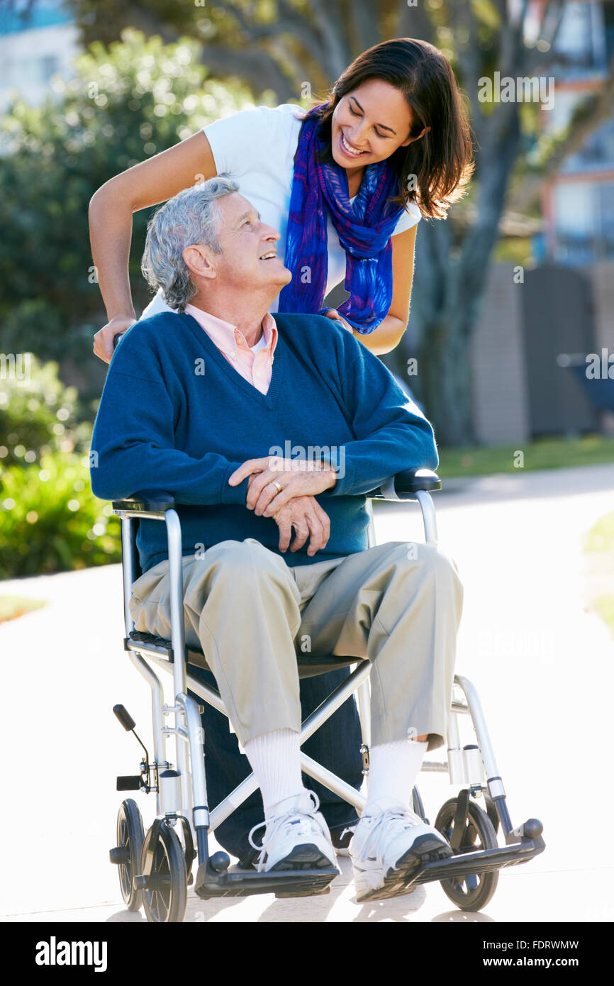 woman,senior,wheelchair Stock Photo