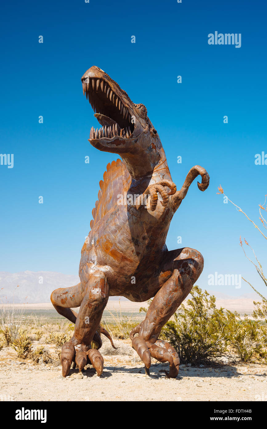 A metal sculpture by artist Ricardo Breceda in Borrego Springs, California Stock Photo Alamy