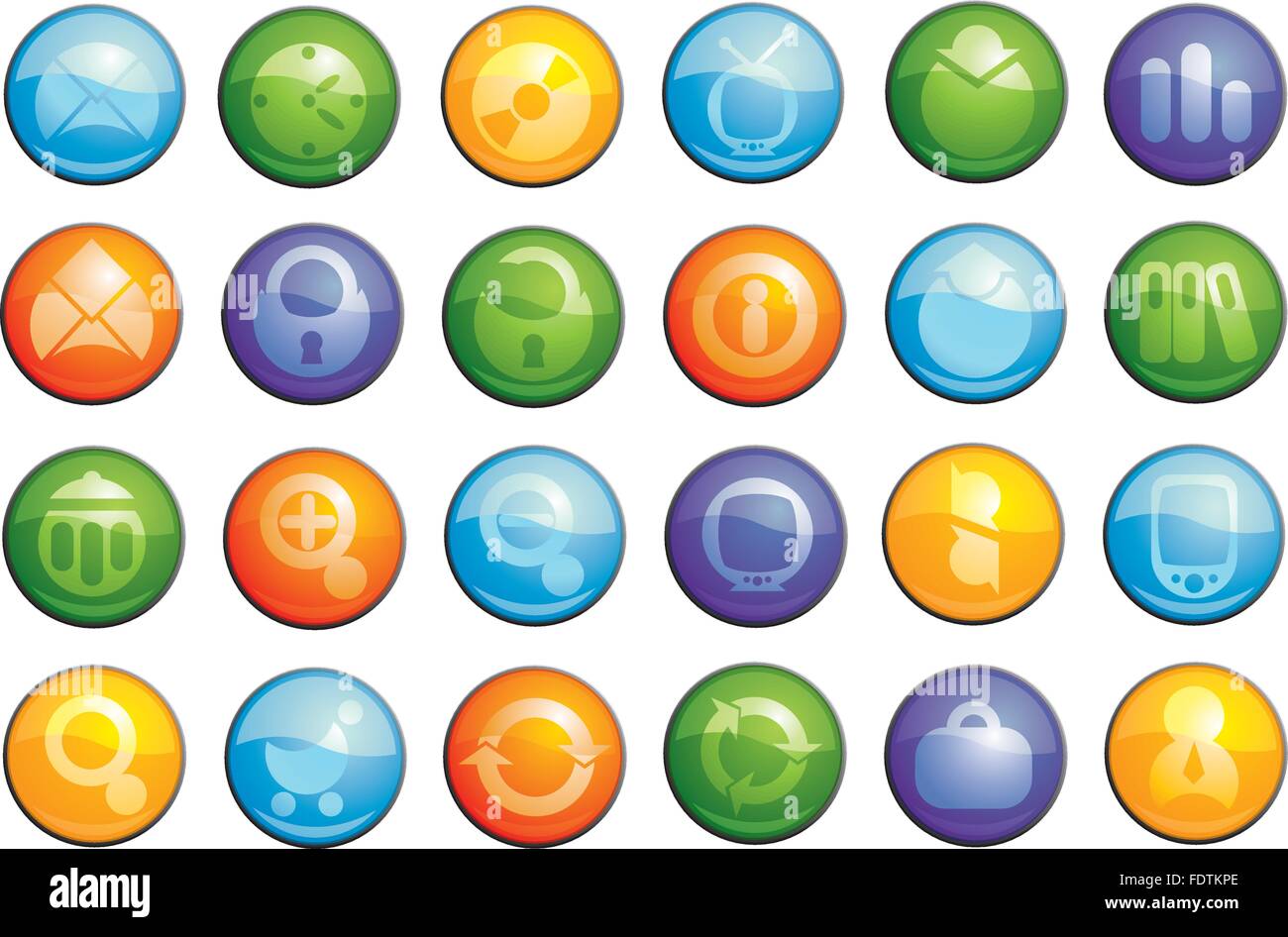 Business vector icons Stock Vector Image & Art - Alamy