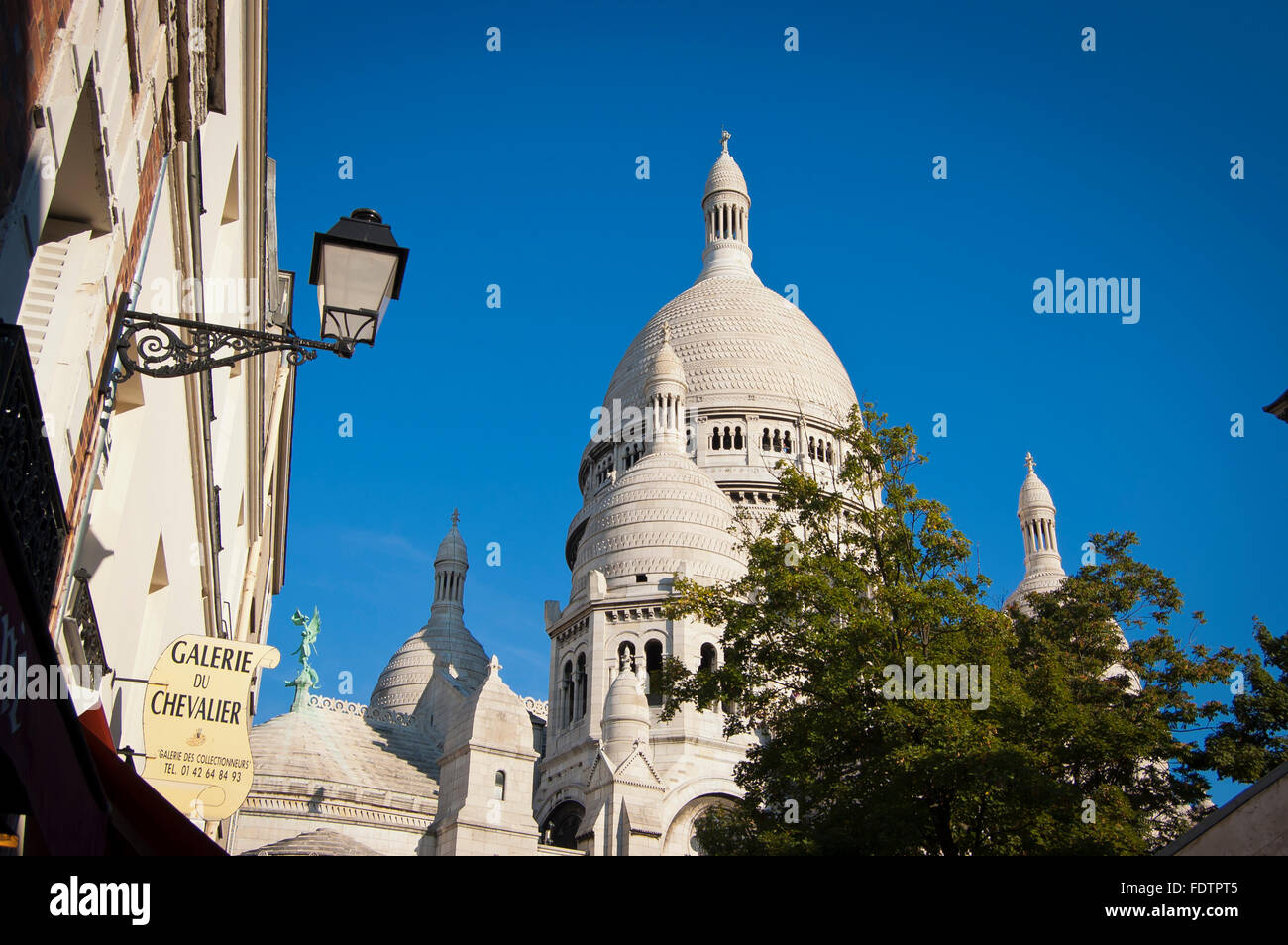 France Ile De France Paris Montmartre Church Of Sacre Couer Stock Photo