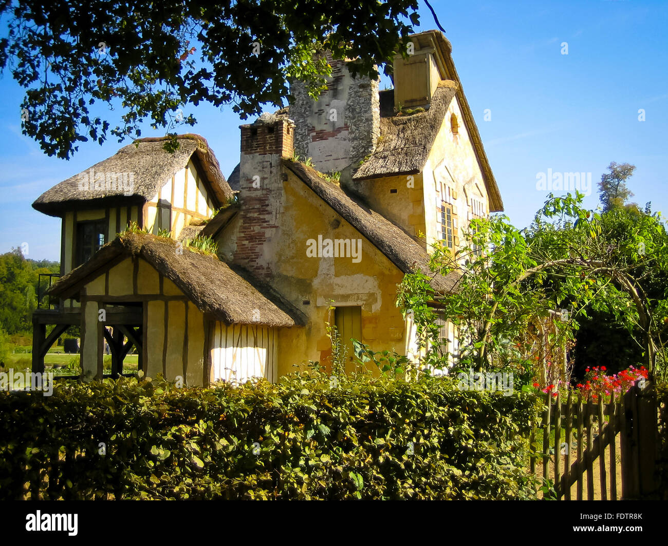 The Dovecote, The Queen's Hamlet, Palace of Versailles, Paris, France Stock Photo