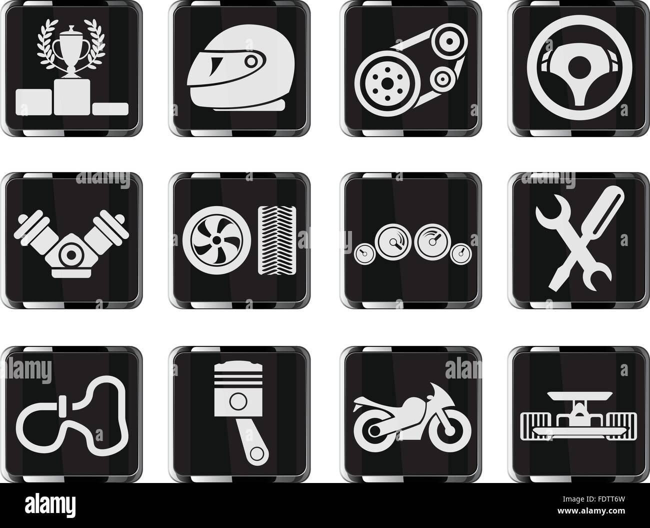 Starting Wheel Stock Vector Images - Alamy