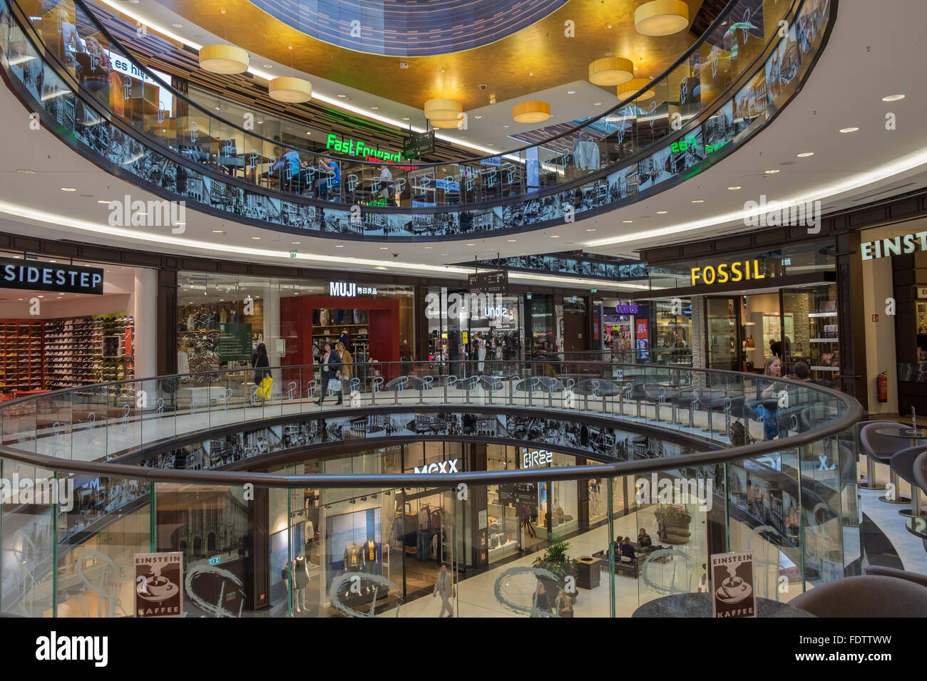Interior view mall of berlin hi-res stock photography and images - Alamy