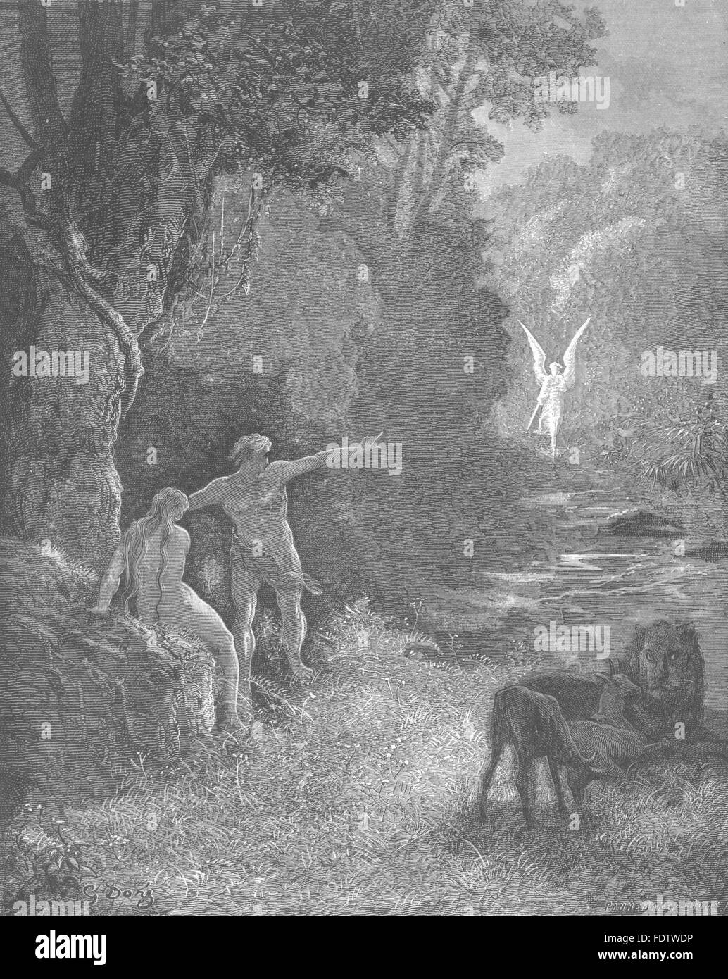 MILTON PARADISE LOST E among those tree, glorious shape comes way