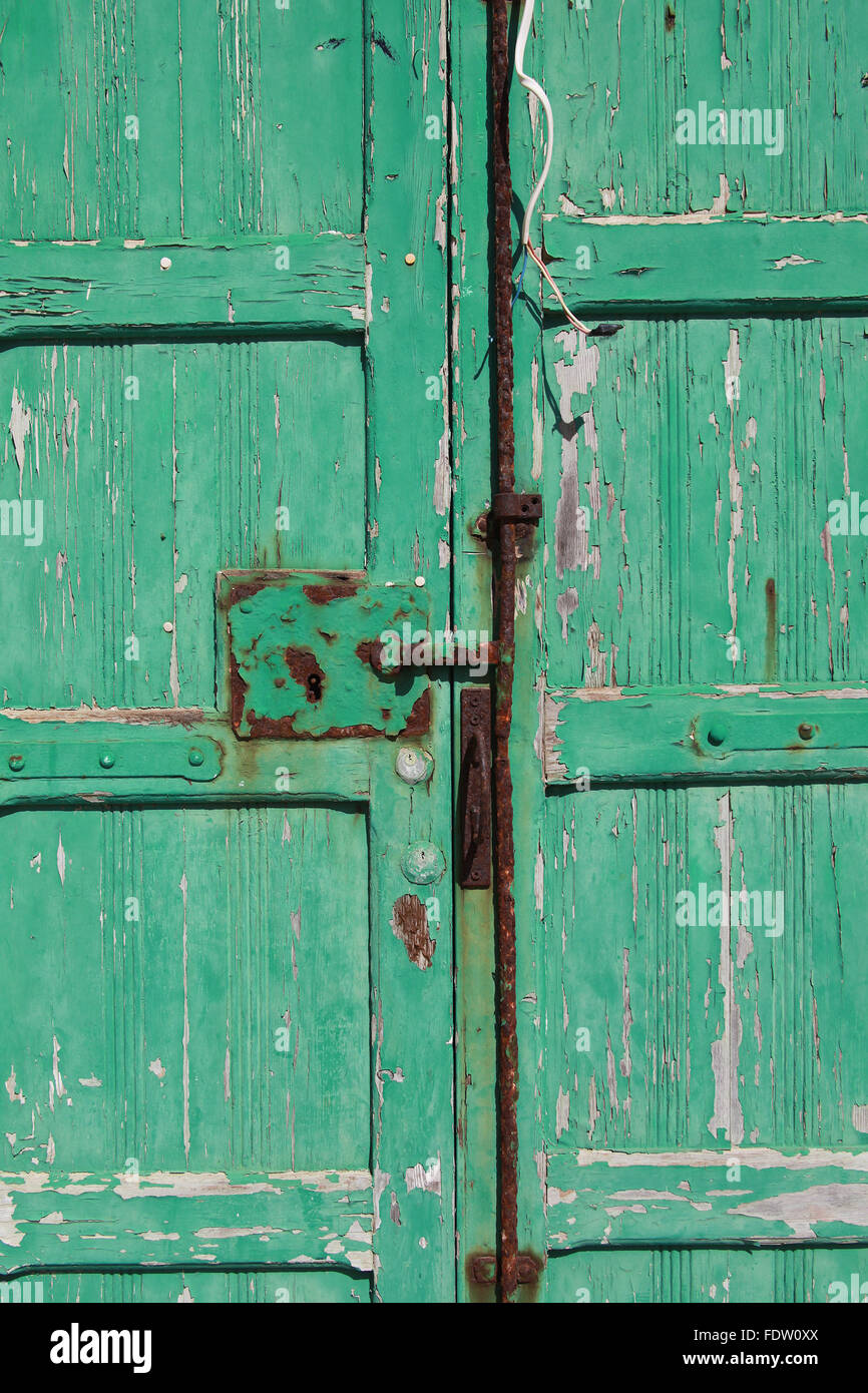 Crooked wooden door hi-res stock photography and images - Alamy