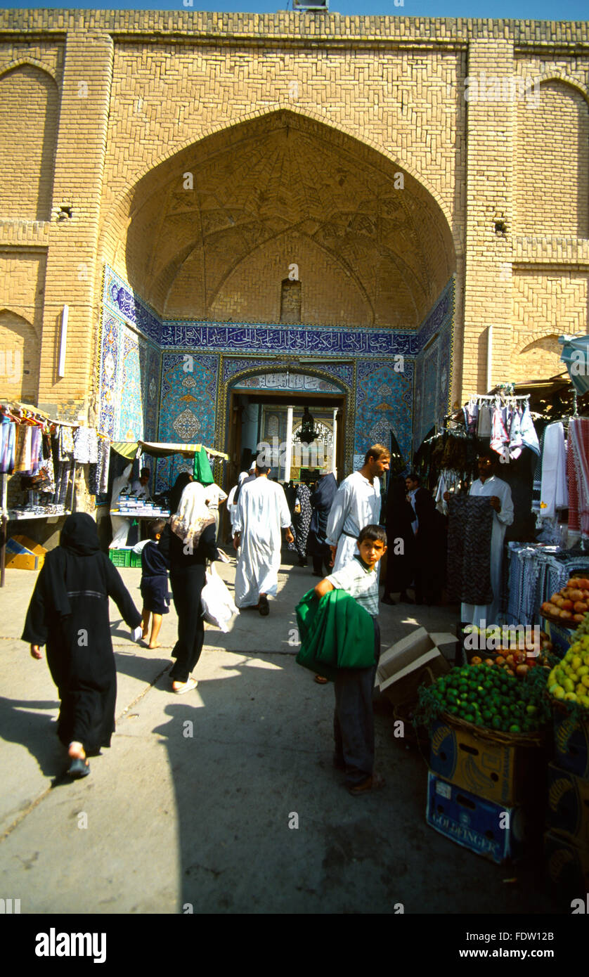 Balad Near Samarra Iraq Market At Entrance Of Shrine Of Sayyd Mohammid Balad Stock Photo