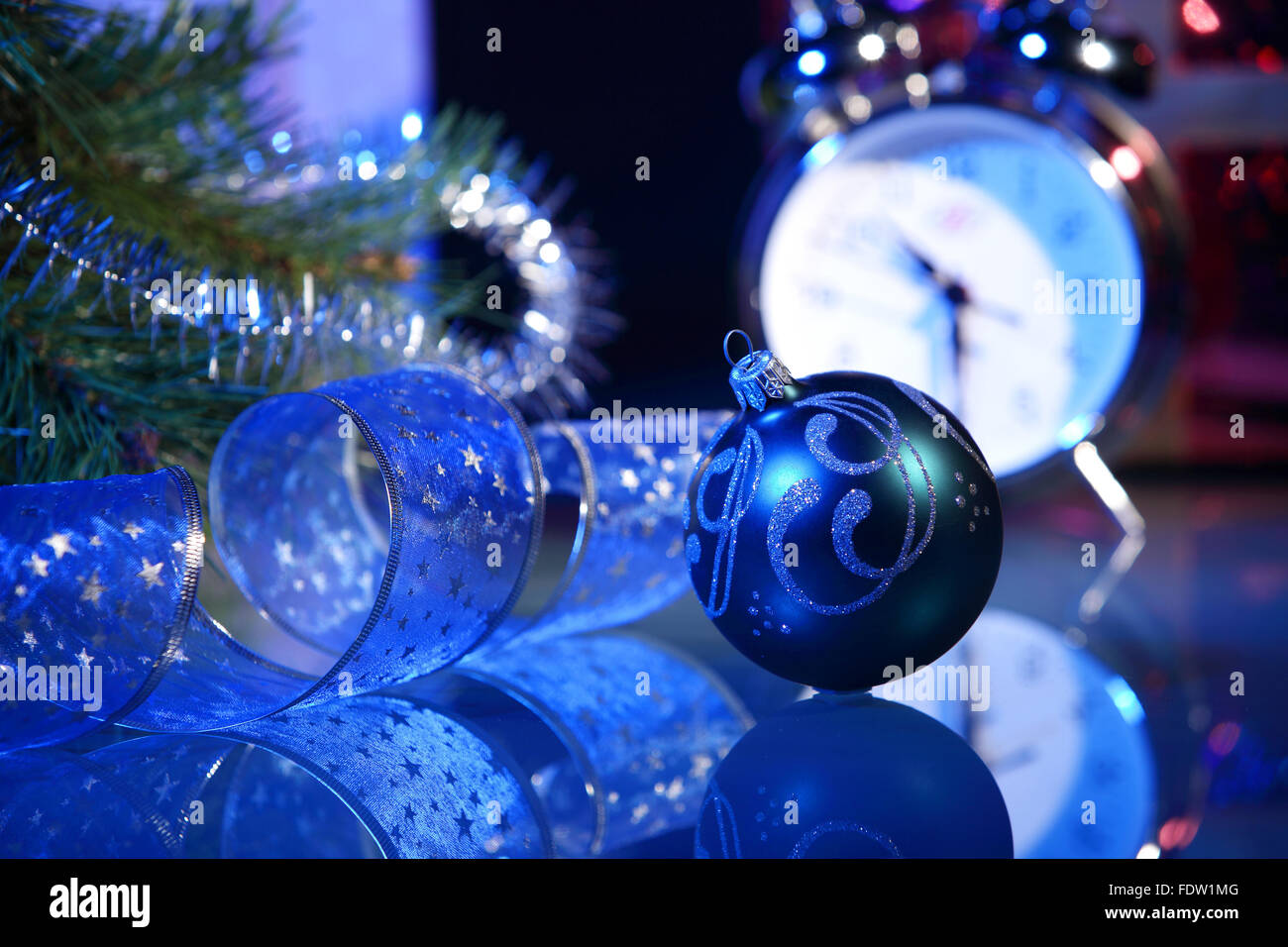 Beautiful christmas decorations for a christmas tree Stock Photo Alamy