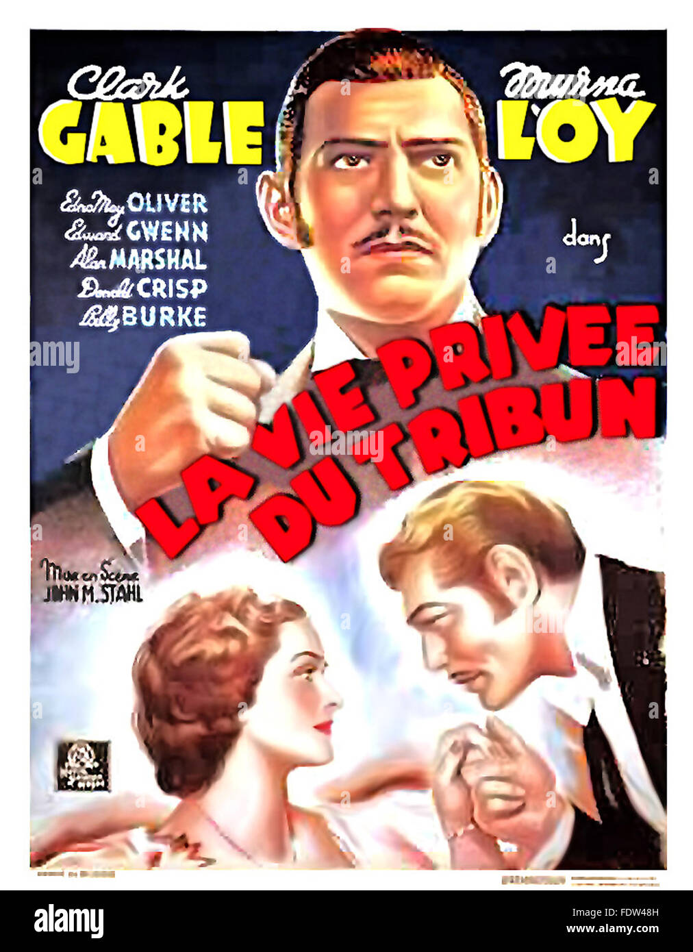 Parnell - French Movie Poster Stock Photo