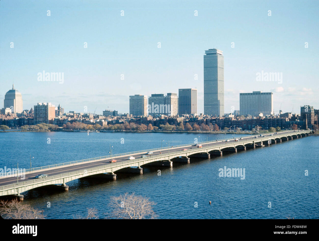 Harvard Bridge over the Charles river in Boston Stock Photo Alamy