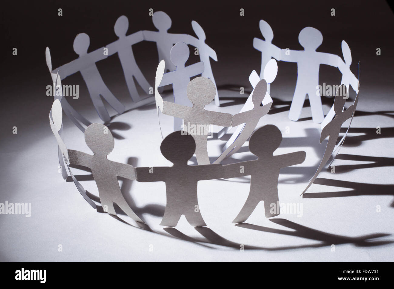 Team 2 Paper Cooperation concept hi-res stock photography and images - Alamy