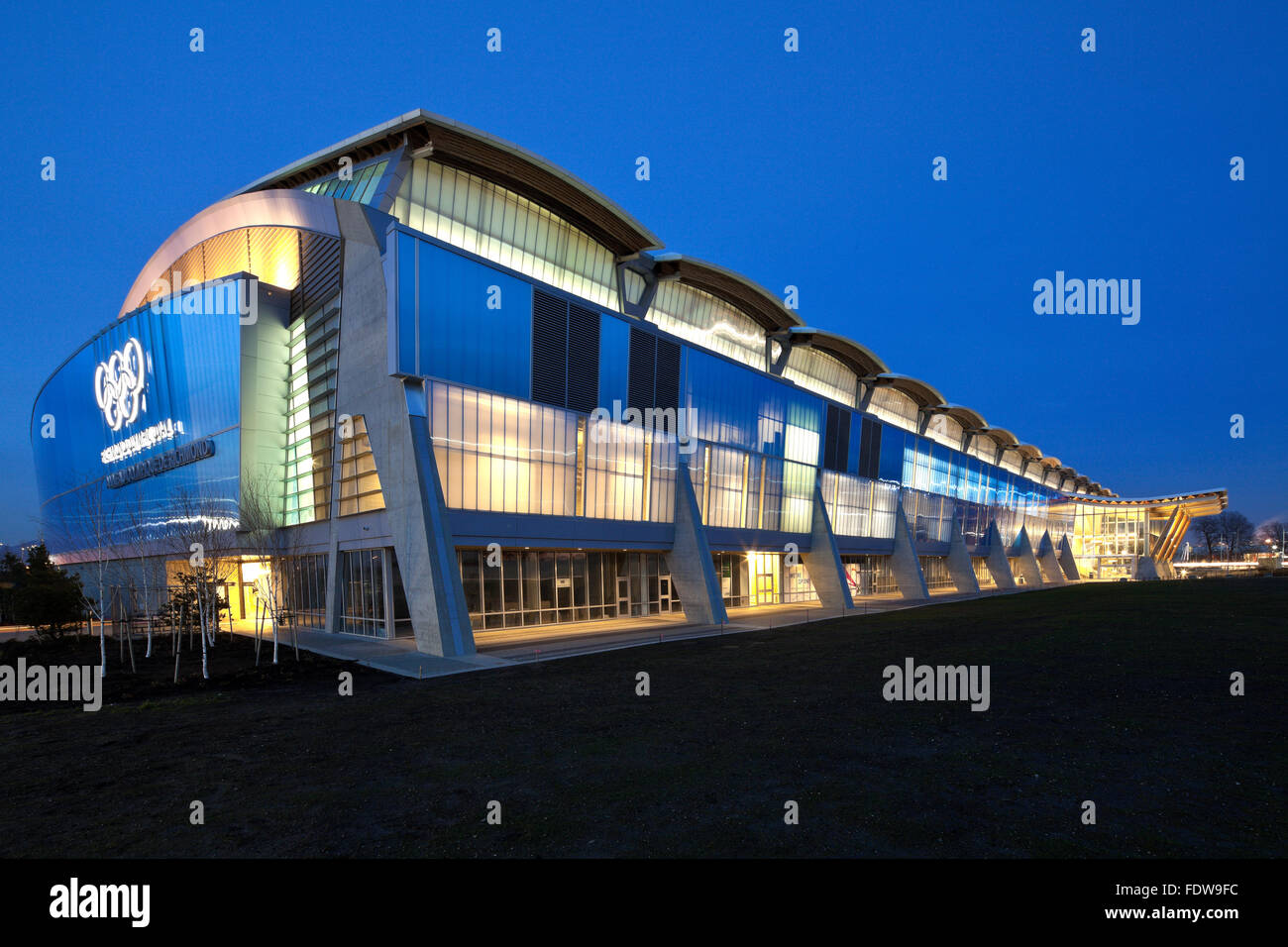 Olympic Oval Richmond, BC, Canada, Cannon Design Architects. Stock Photo