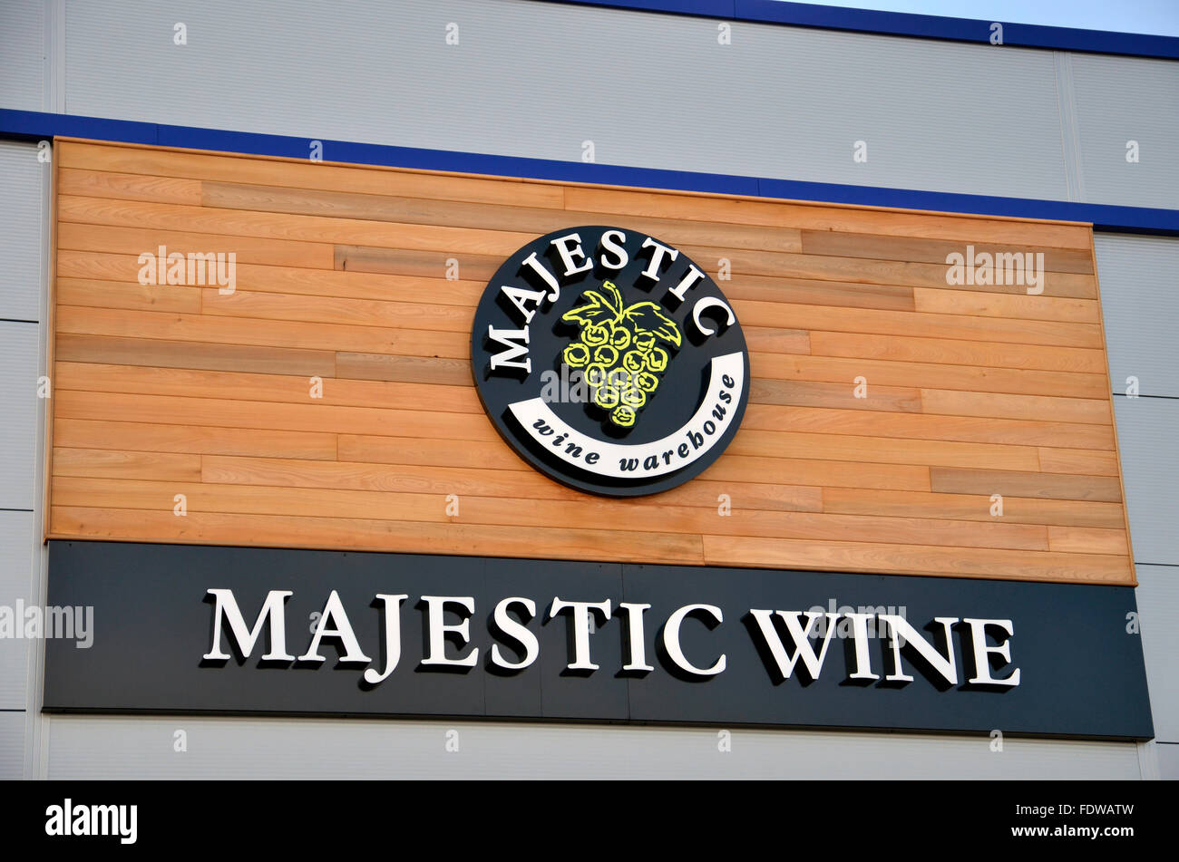 A Majestic Wine Warehouse in Hertford, Hertfordshire Stock Photo Alamy