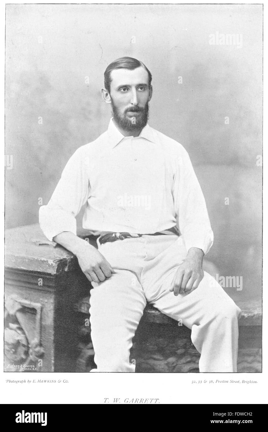 Australian fast bowler Black and White Stock Photos & Images - Alamy