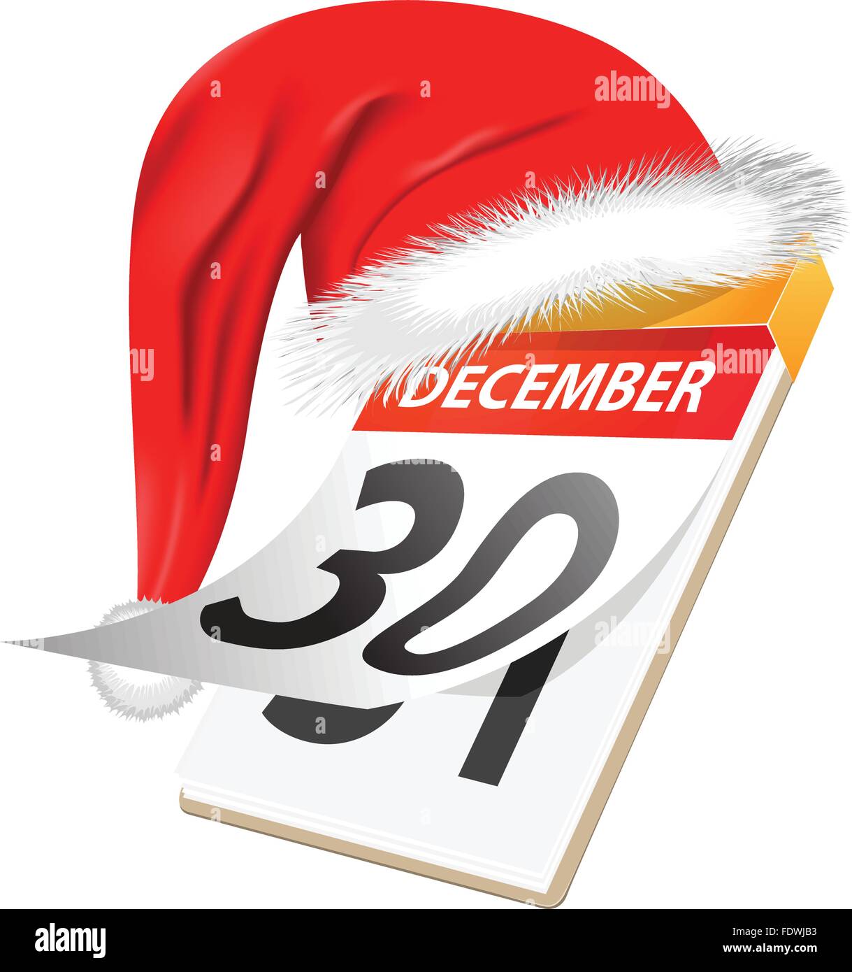 New Year calendar december 31 Stock Vector Image & Art Alamy