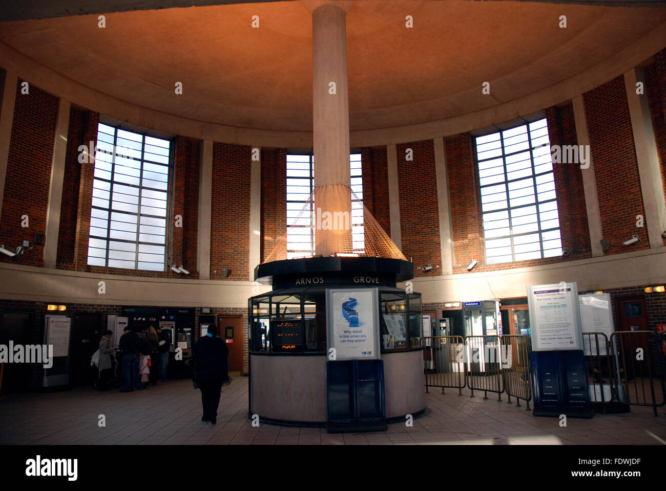 Arnos Grove tube station Stock Photo Alamy