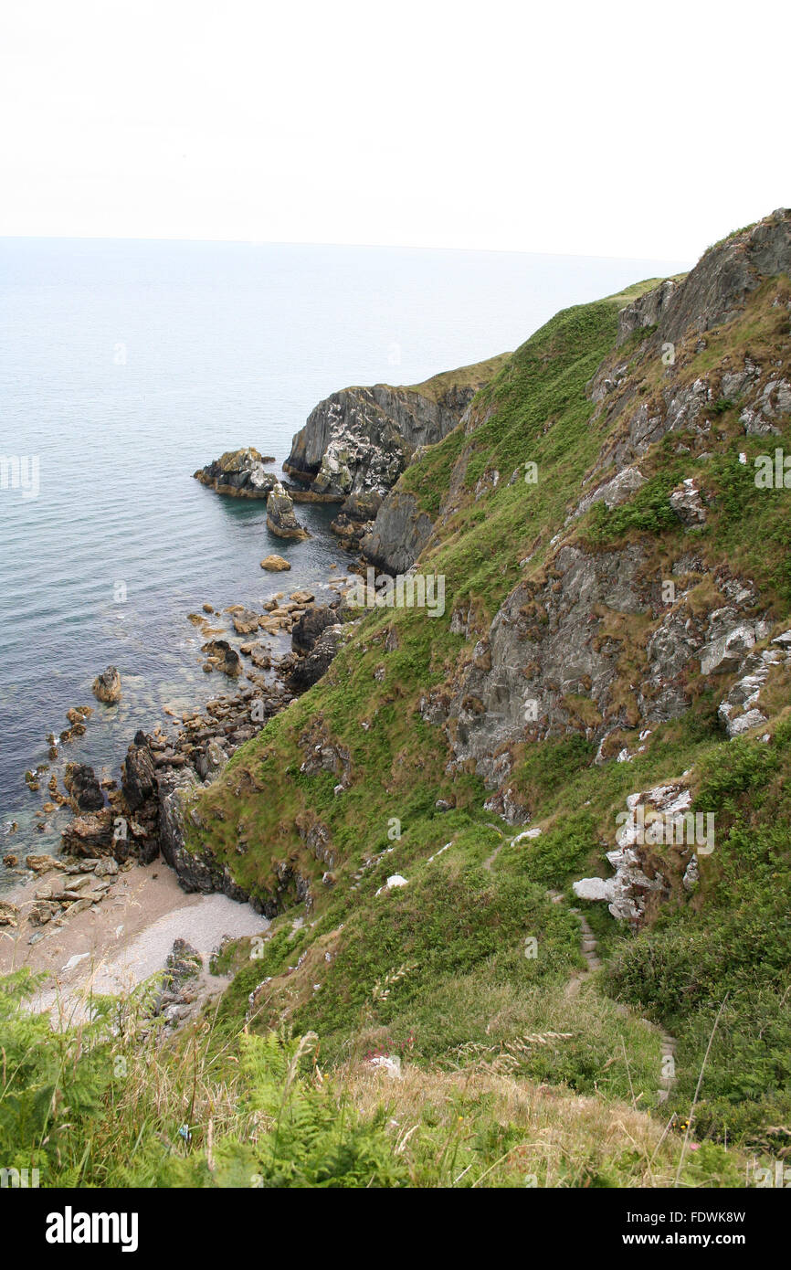 The beautiful Irish coastline Stock Photo