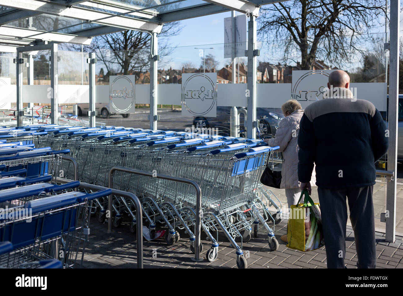 Lidl Supermarket Arnold,Nottingham,UK. Stock Photo