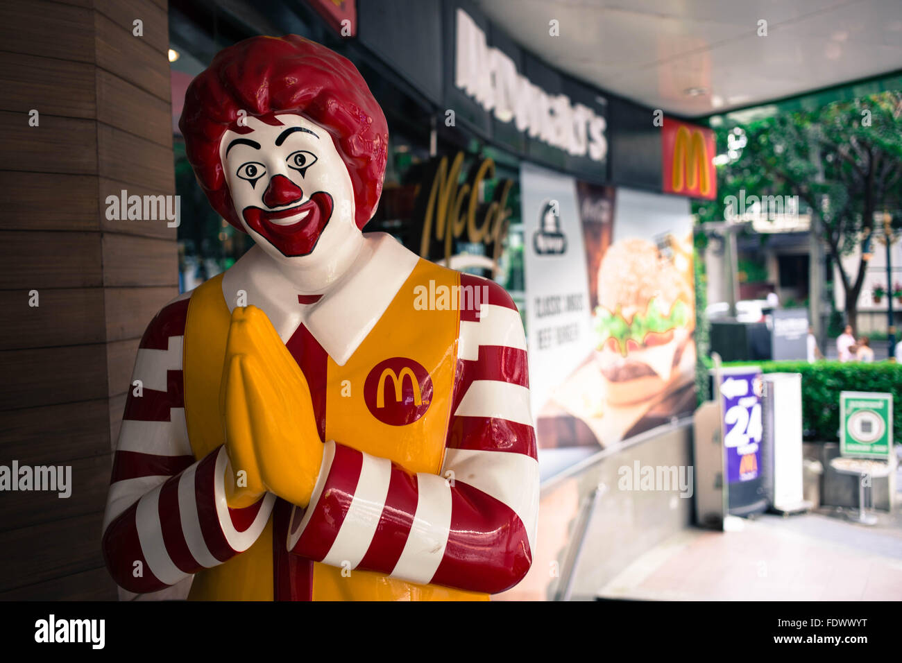 McDonalds in Bangkok Stock Photo