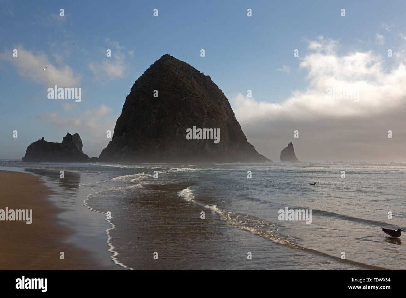 Canon beach haystack rock hi-res stock photography and images - Alamy