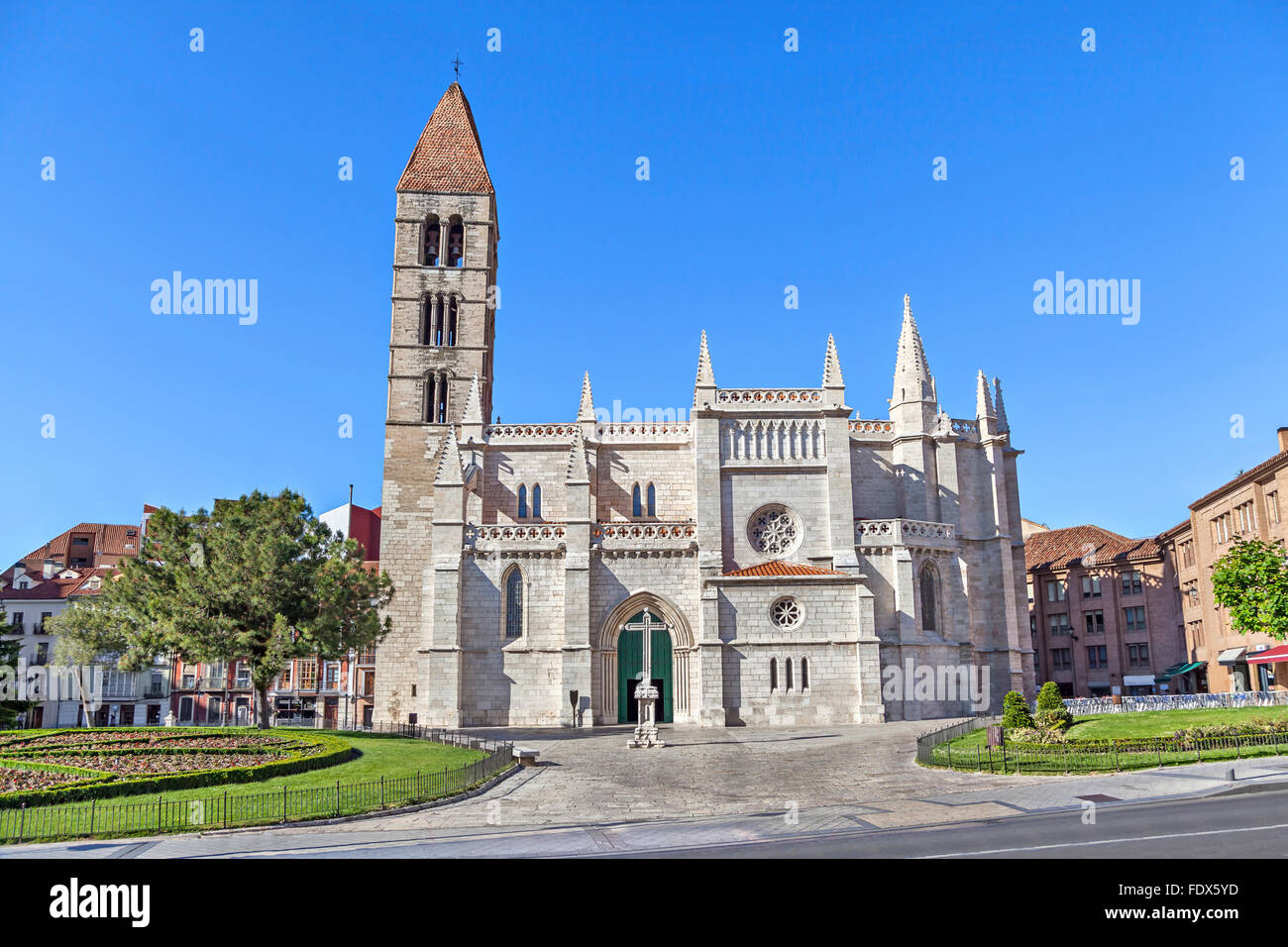Church of Santa Maria La Antigua, Valladolid, Spain Stock Photo