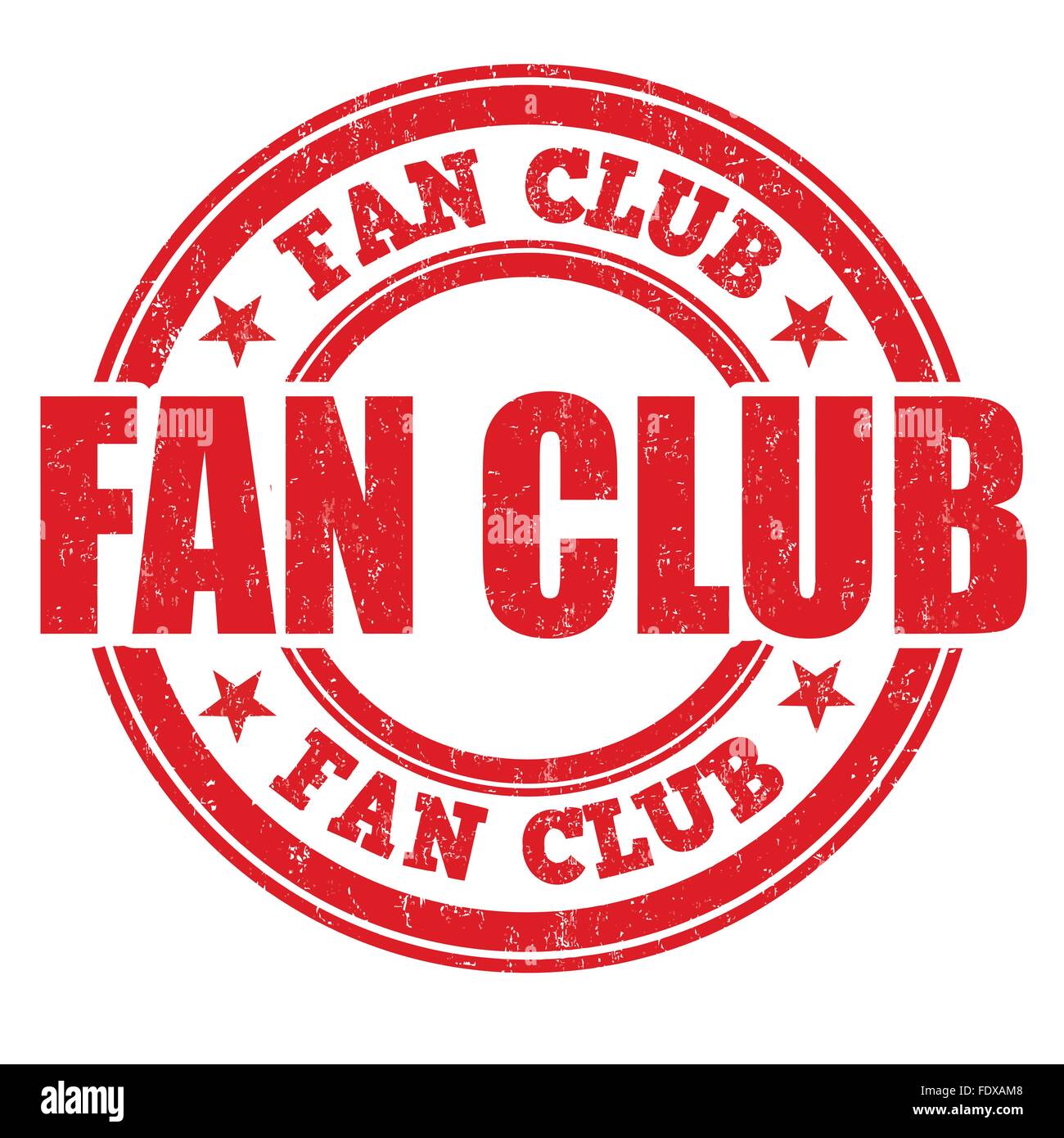 Fan Club grunge rubber stamp on white background, vector illustration Stock  Vector Image & Art - Alamy