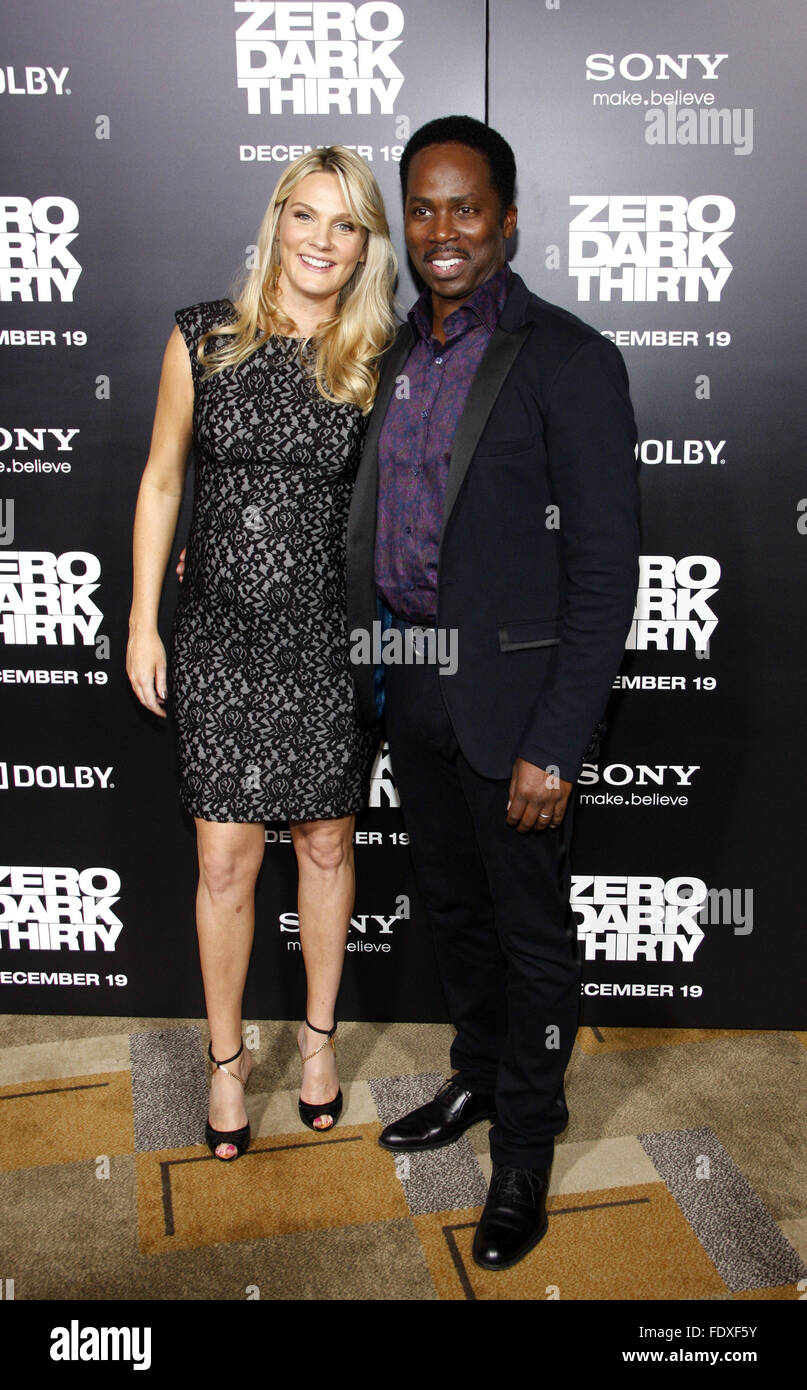 Harold Perrineau and Brittany Perrineau at the Los Angeles premiere of ...