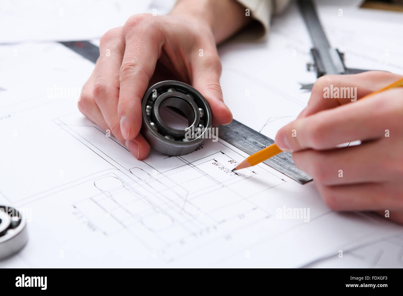 Drafting machine table hi-res stock photography and images - Alamy