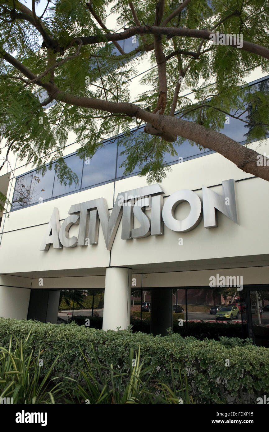 A view of Activision Blizzard's headquarters in Santa Monica, California Stock Photo Alamy