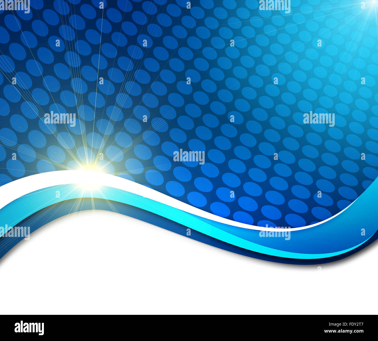 Abstract blue background with smooth lines and waves Stock Photo - Alamy