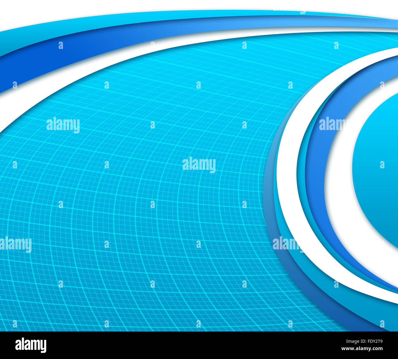 Abstract blue background with smooth lines and waves Stock Photo - Alamy