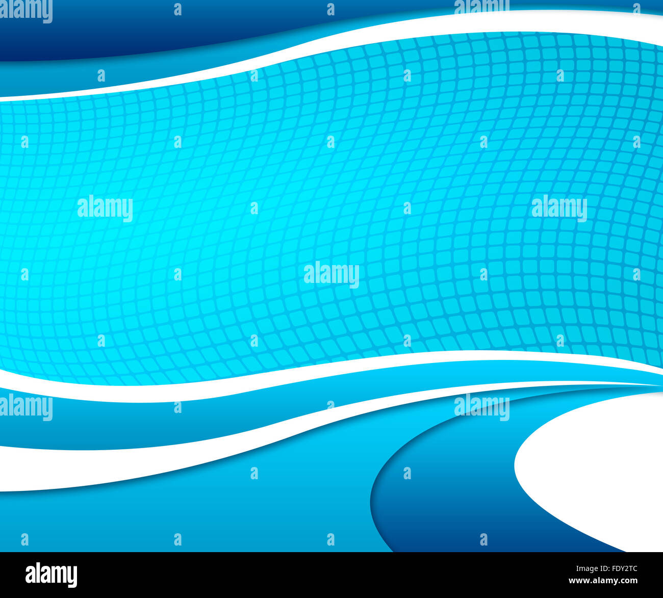 Abstract blue background with smooth lines and waves Stock Photo - Alamy