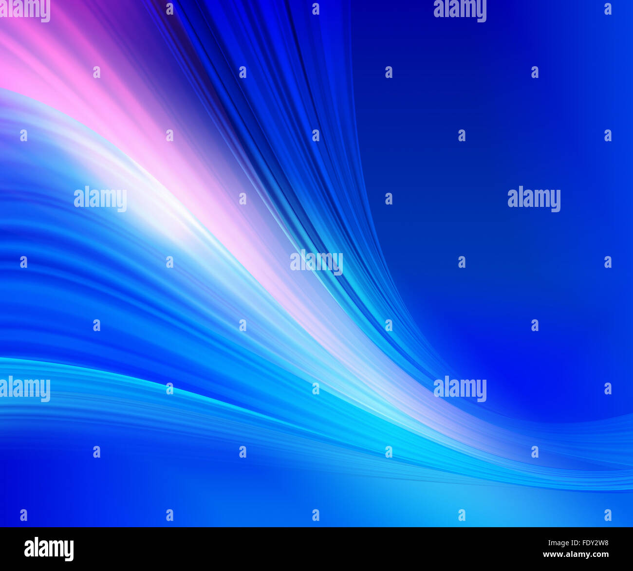 Abstract blue background with smooth lines and waves Stock Photo - Alamy