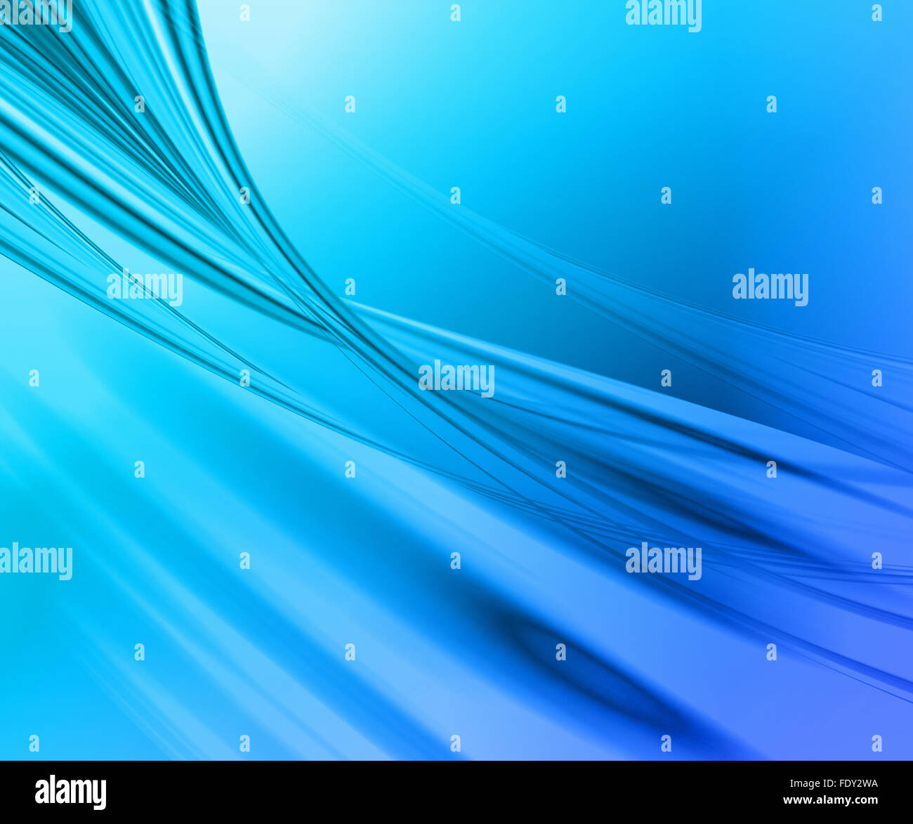 Abstract blue background with smooth lines and waves Stock Photo - Alamy