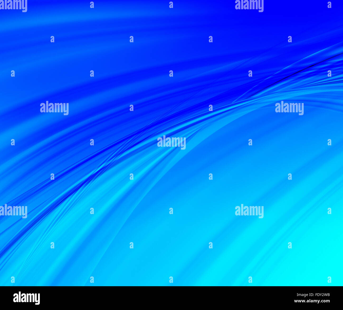 Abstract blue background with smooth lines and waves Stock Photo - Alamy