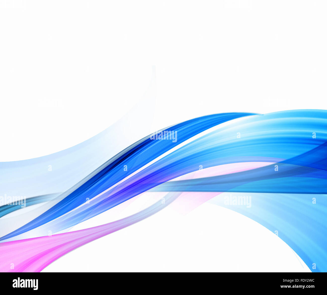 Abstract blue background with smooth lines and waves Stock Photo - Alamy