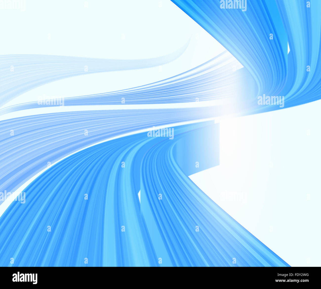 Abstract blue background with smooth lines and waves Stock Photo - Alamy