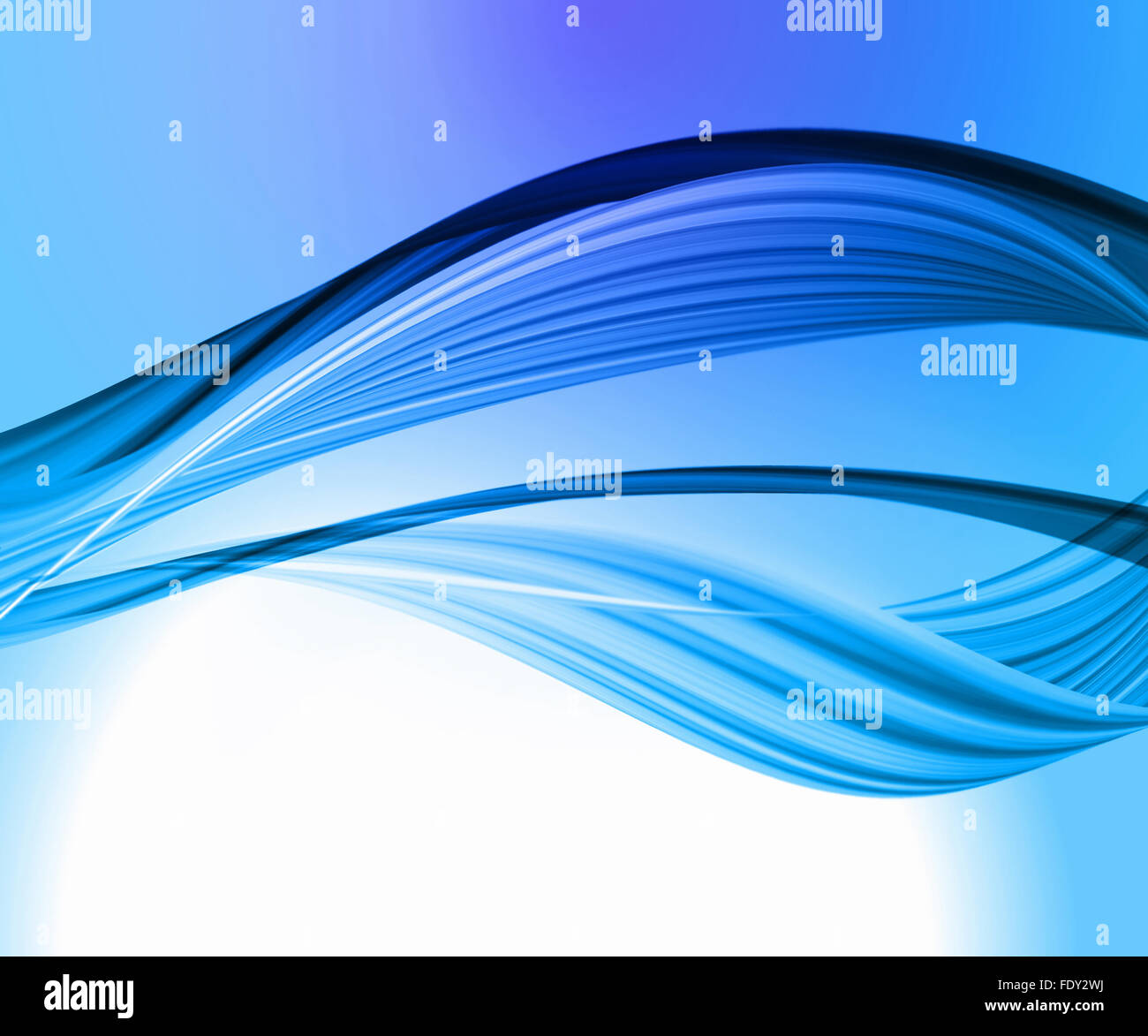 Abstract blue background with smooth lines and waves Stock Photo - Alamy
