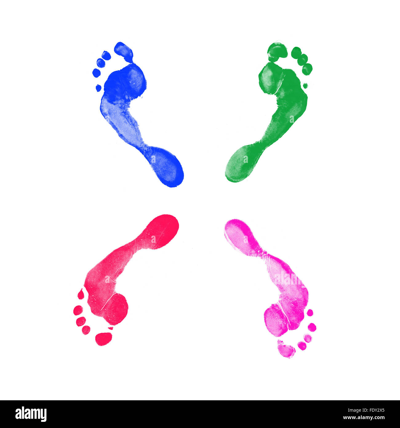 Human footprint right foot on Cut Out Stock Images & Pictures Alamy