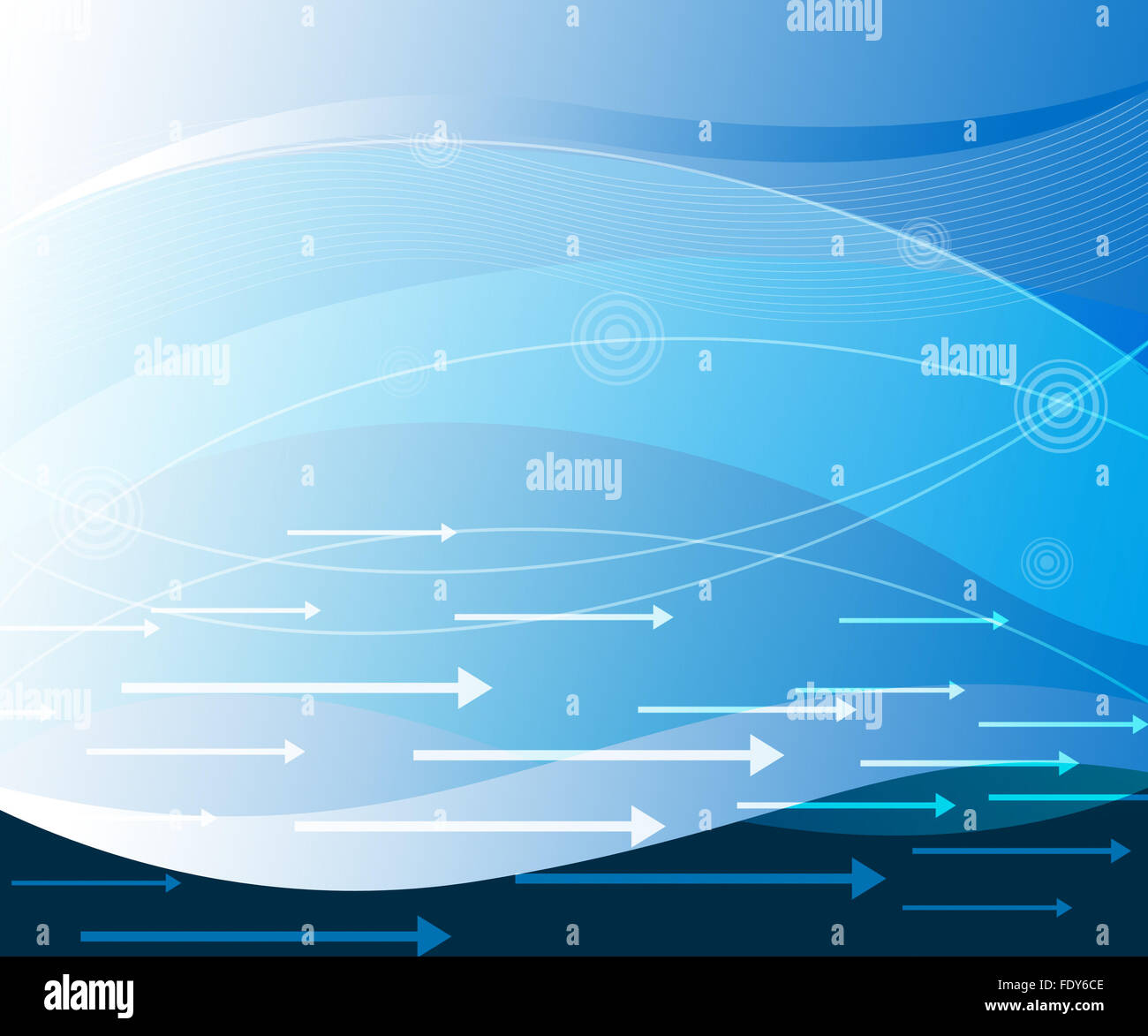 Abstract blue background with the lines and waves Stock Photo - Alamy