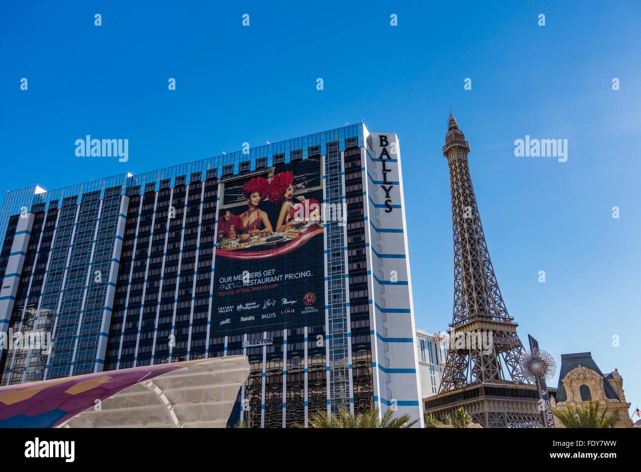 Ballys Hotel and Casino in Las Vegas, Nevada, USA Stock Photo