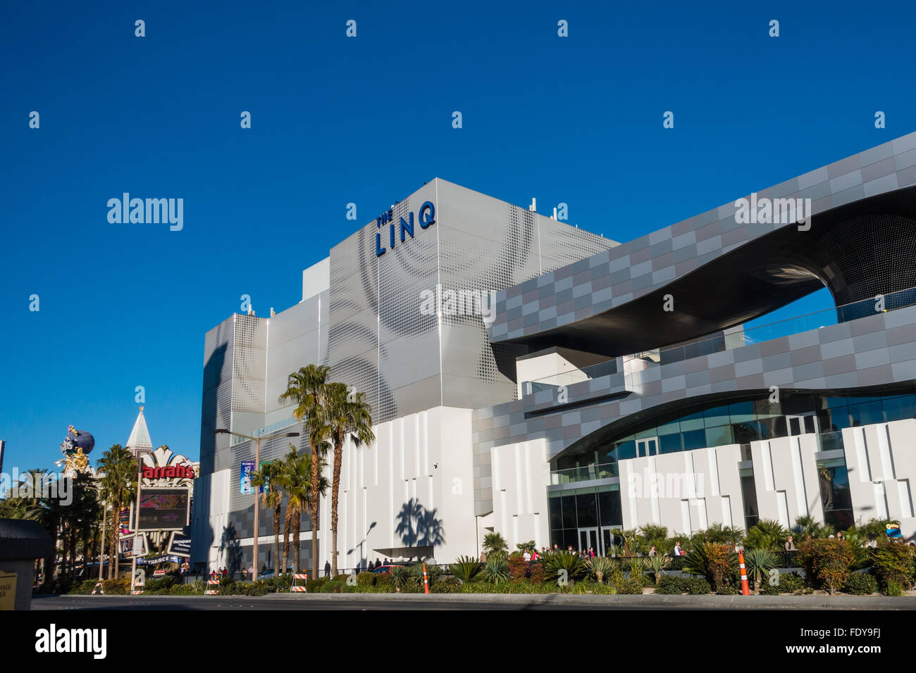 The Linq casino and shops on the Las Vegas Strip in Las Vegas, Nevada, USA Stock Photo