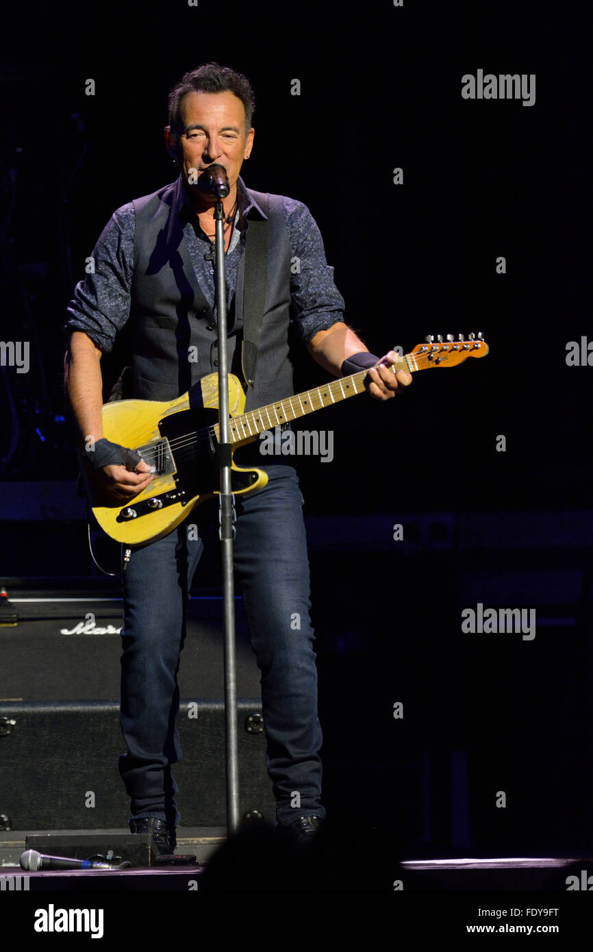 Toronto, Canada. February 2, 2016. Bruce Springsteen and the E Street