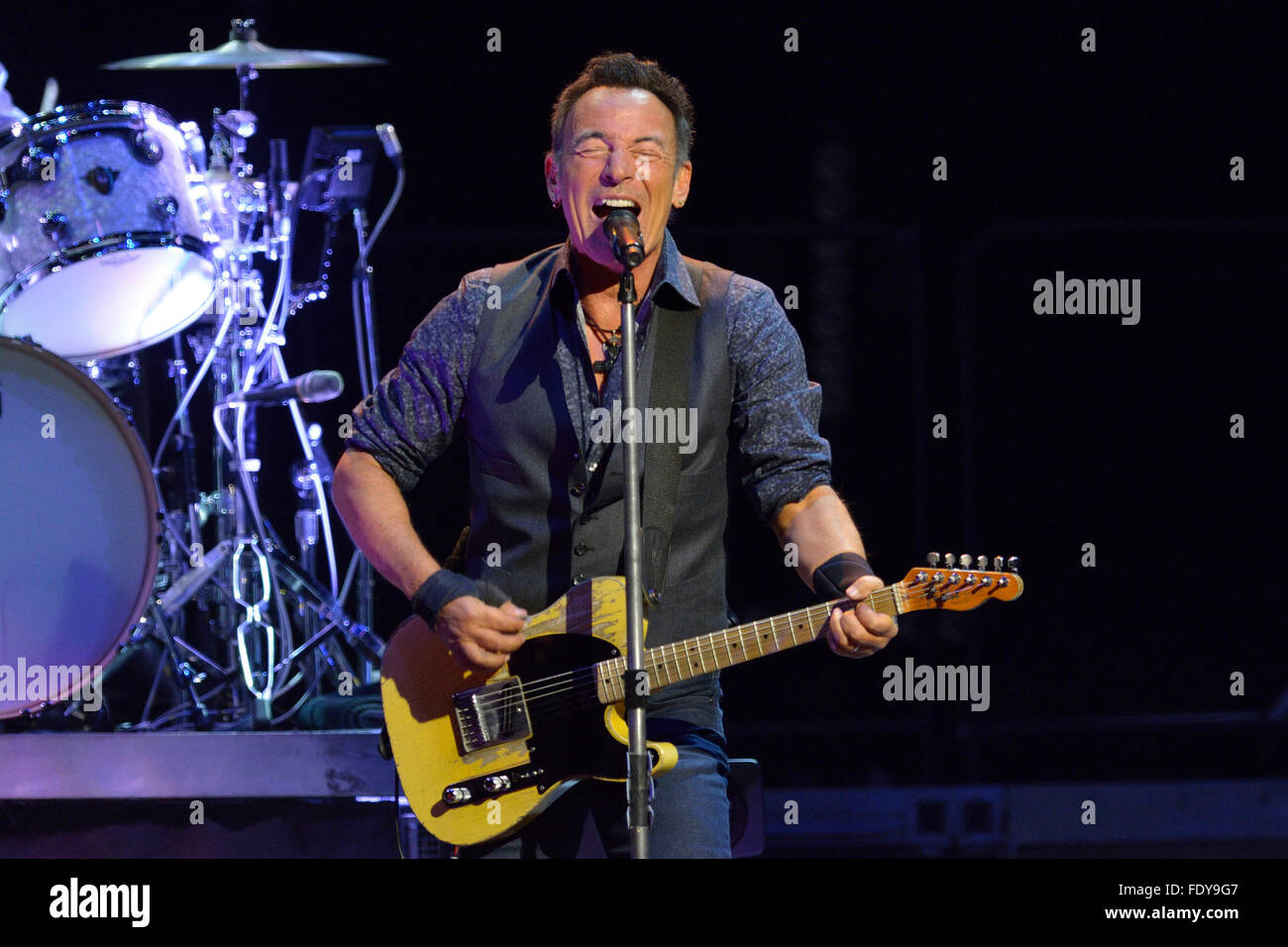 Toronto, Canada. February 2, 2016. Bruce Springsteen and the E Street