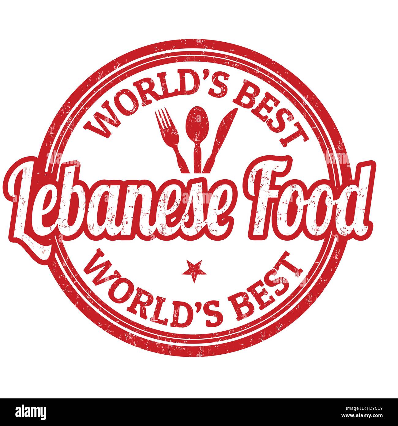 Lebanon food Stock Vector Images - Alamy